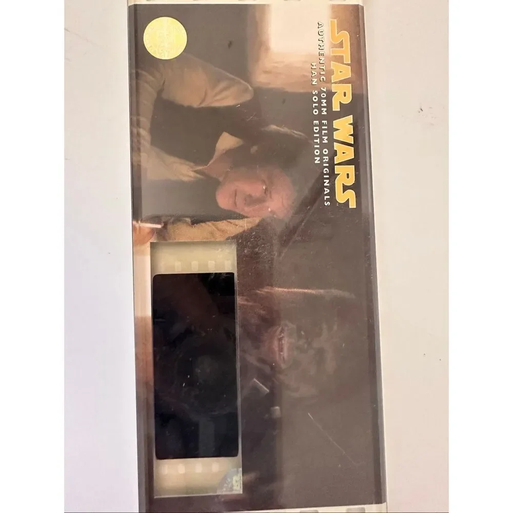 Vintage Star Wars authentic 70 mm film originals. Featuring Han Solo and Boba Fe